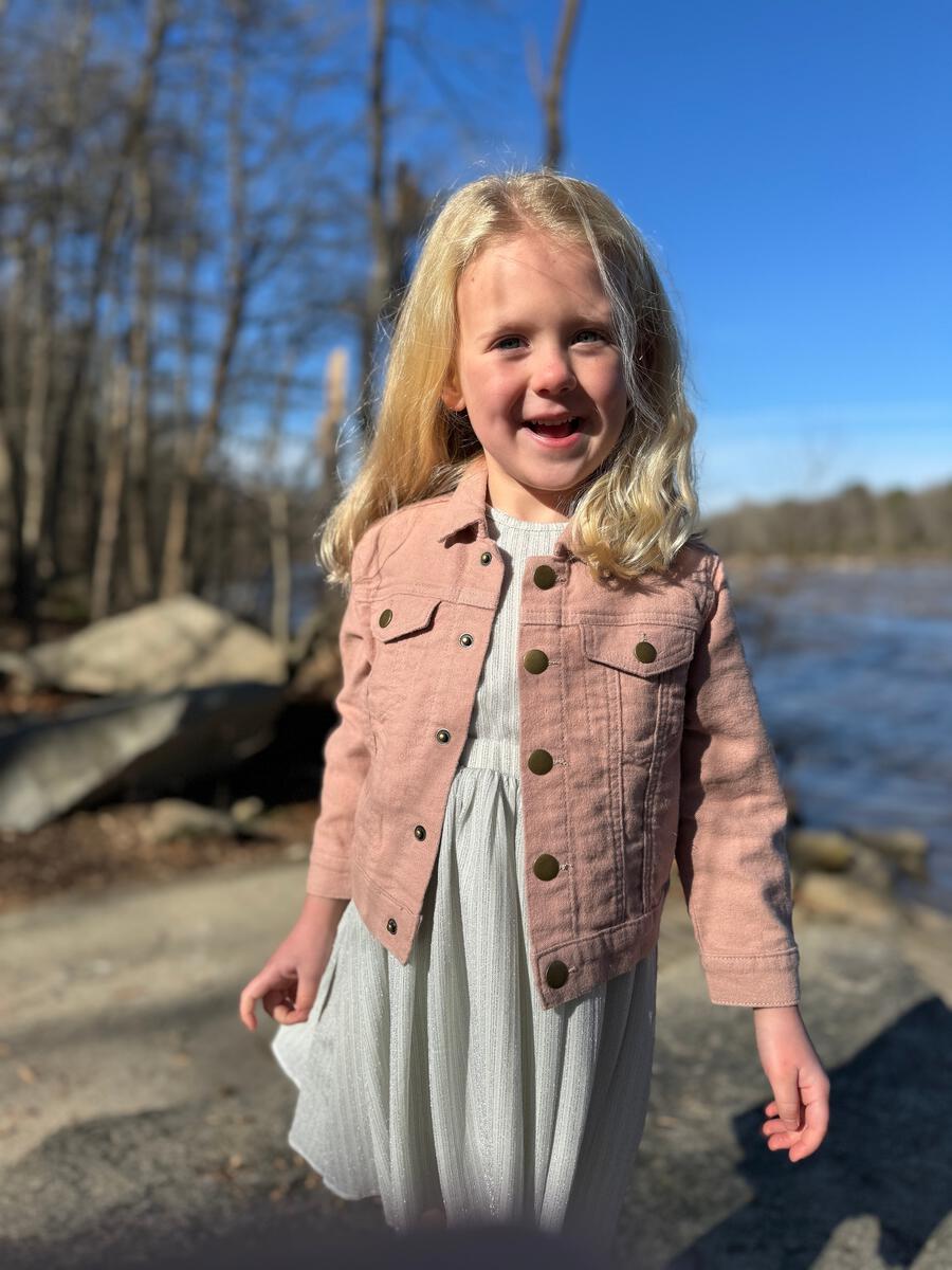 Vignette Wyatt Jean Jacket - Pink Sunset