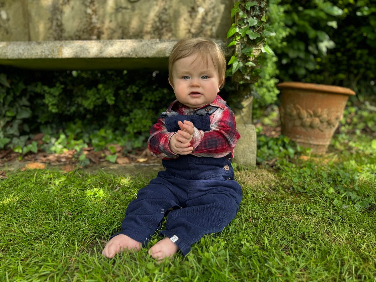 me and Henry navy overalls corduroy