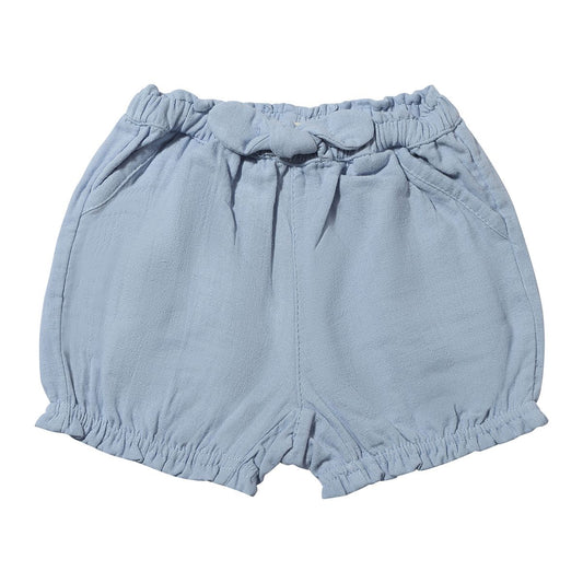 vignette, blue, bubble shorts for baby