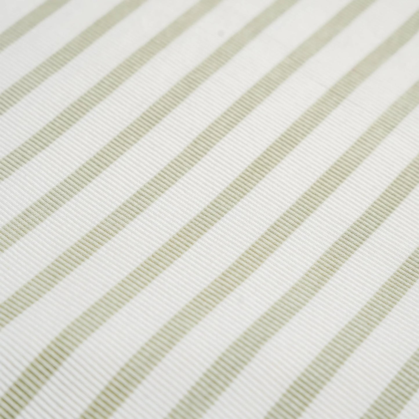 Makemake Organics Organic Tank & Tee Shorts Set - Sage Stripes