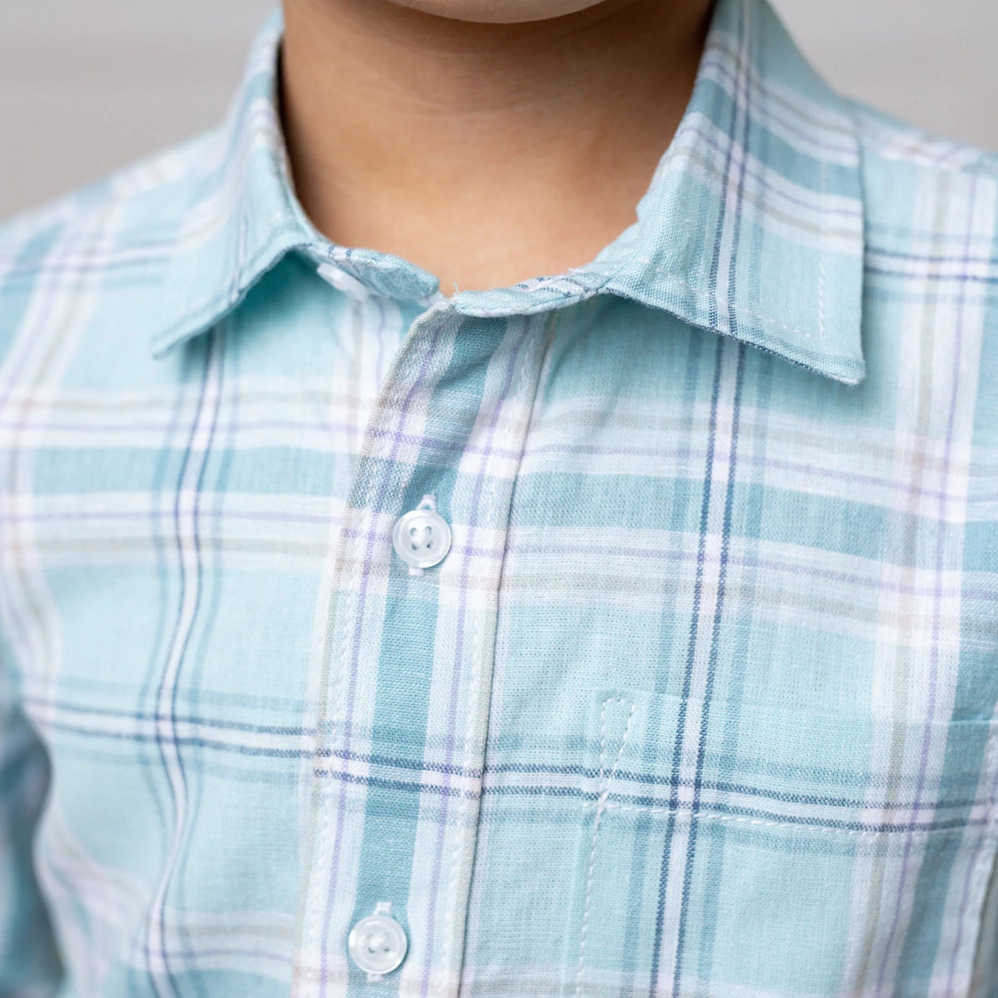 hope and henry, easter, blue plaid, spring, long sleeve, button up, shirt