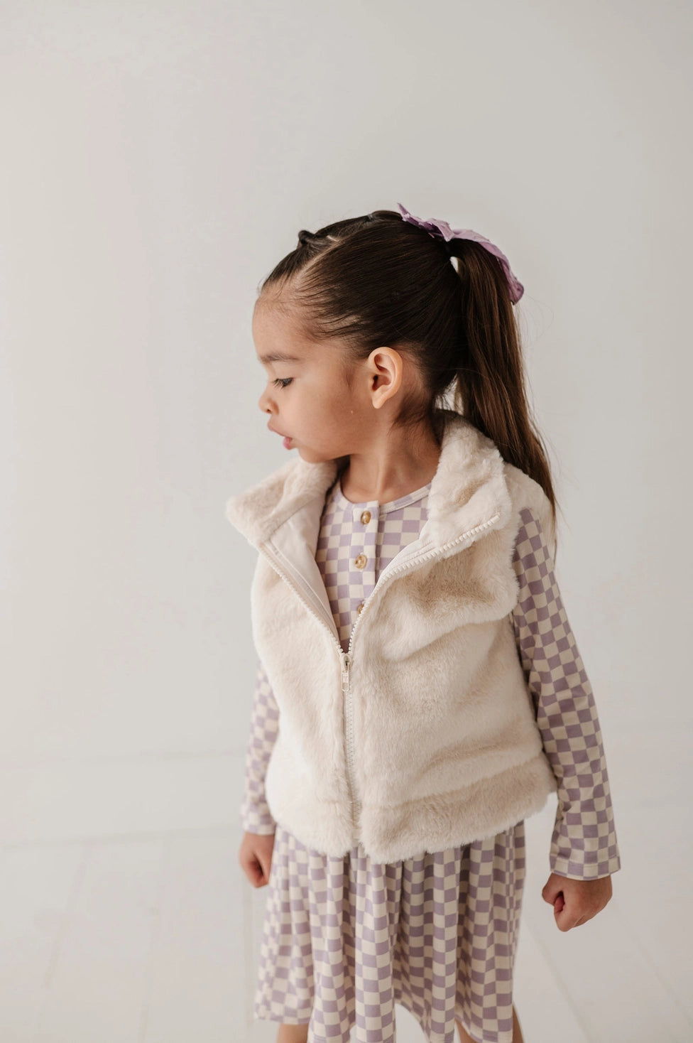 Babysprouts Clothing Company Fur Vest Baby/Kids - Cream