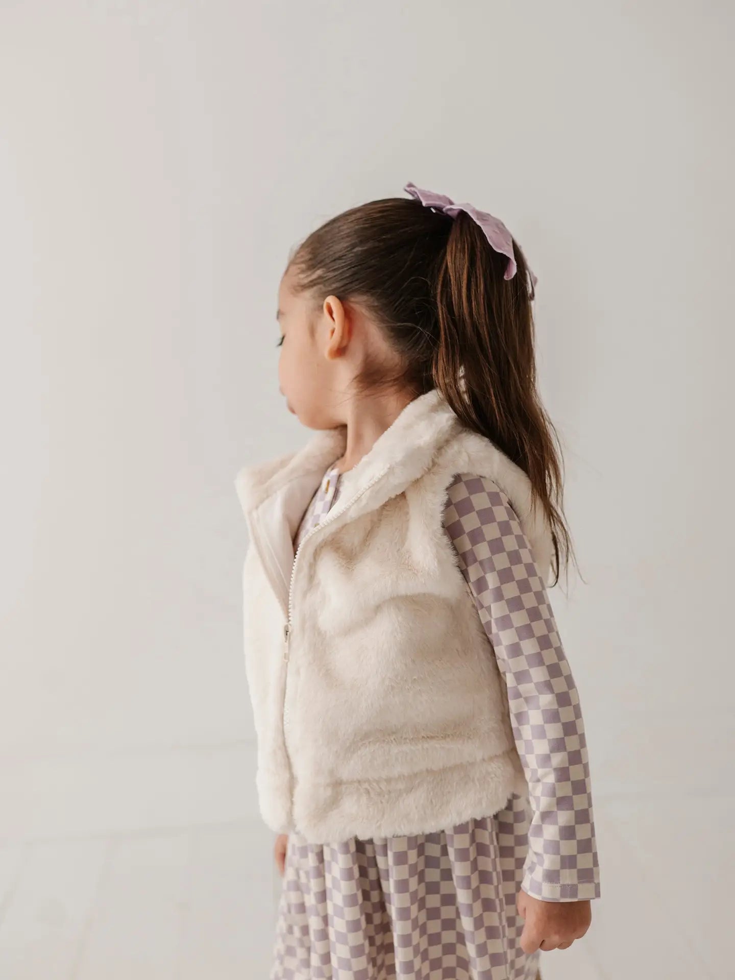 Babysprouts Clothing Company Fur Vest Baby/Kids - Cream
