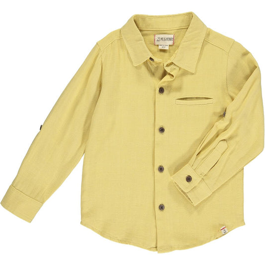 Me & Henry Atwood Woven Shirt – Gold