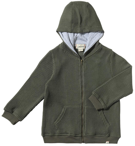 me and henry, knit, hoodie, green, sage, hooded, sweatshirt, fall, outerwear