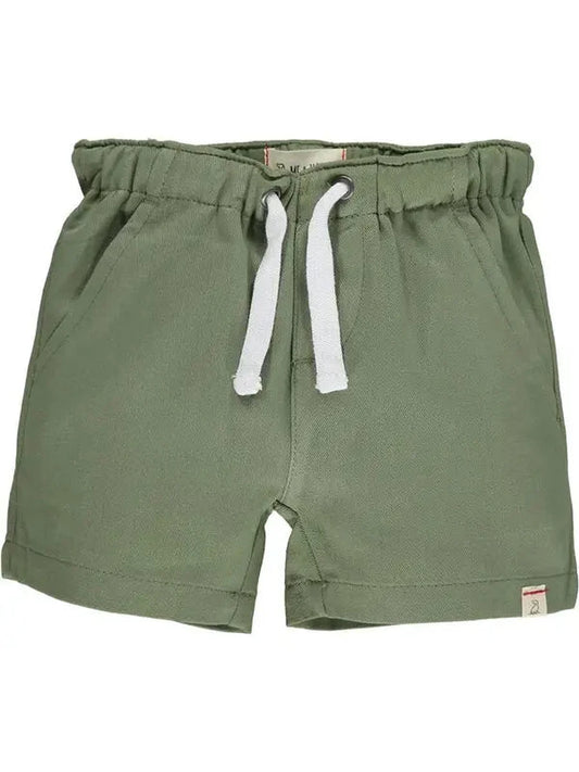 me and Henry olive twill shorts boys khakis dress shorts slacks