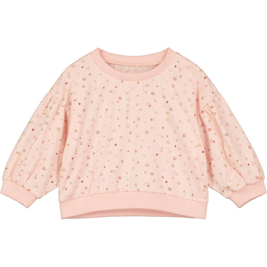 ettie + h Terri Sweatshirt - Pink Polka Dots