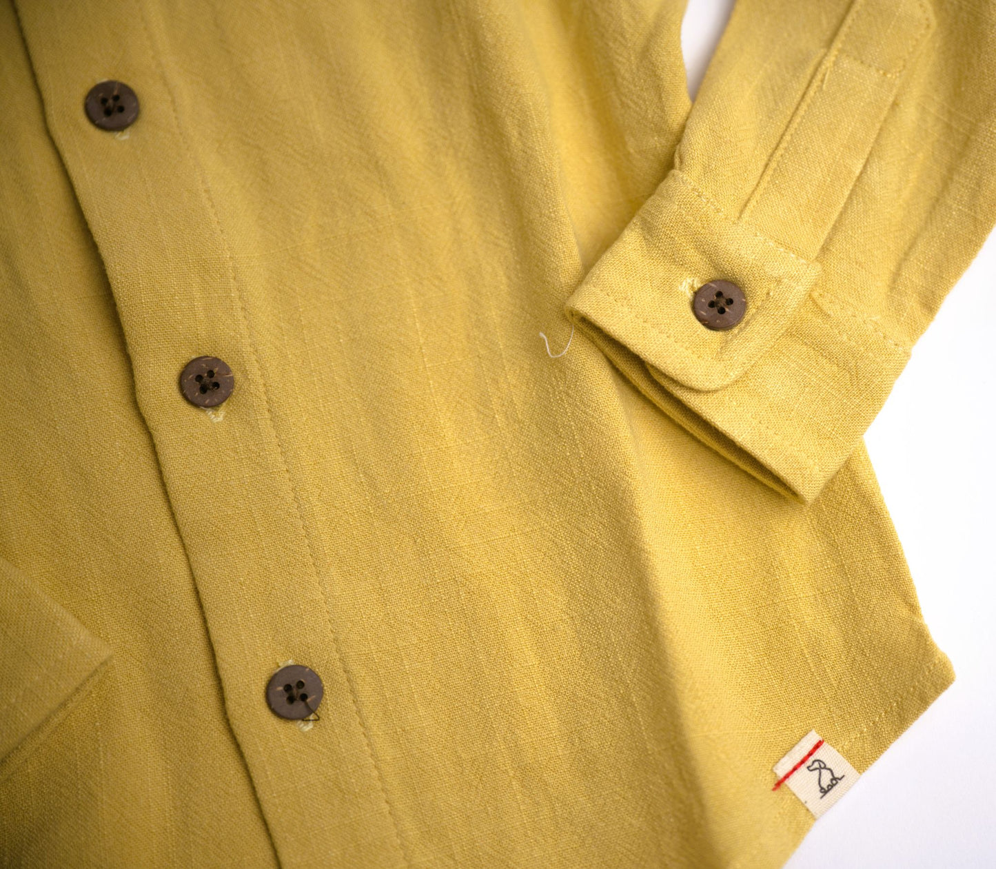 Me & Henry Atwood Woven Shirt – Gold