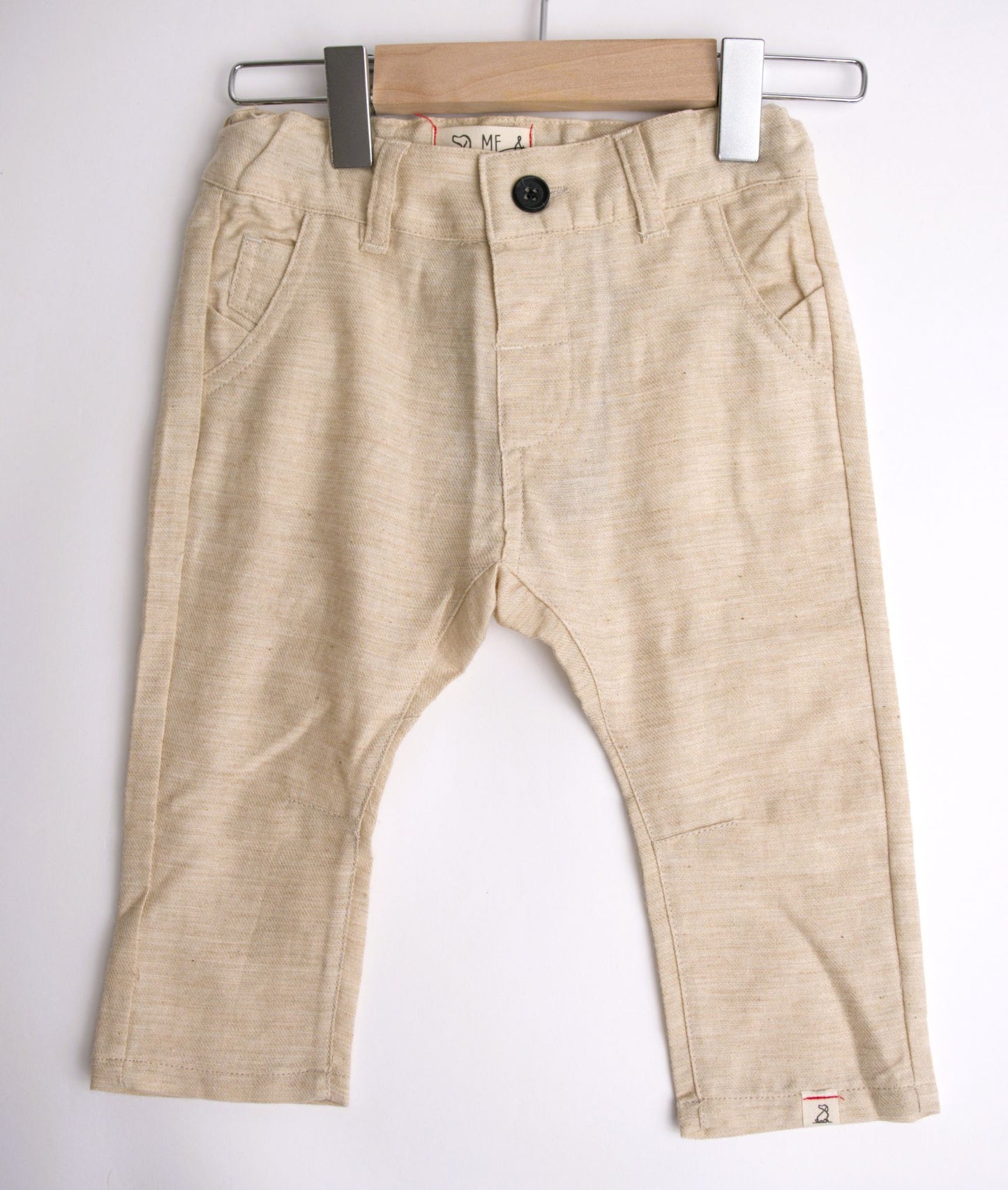 Me & Henry Antony Soft Cotton Pants – Beige