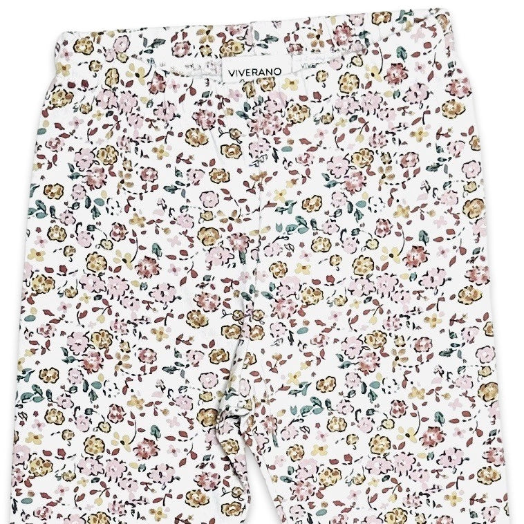 Viverano Organics Floral Jersey Stretch Leggings