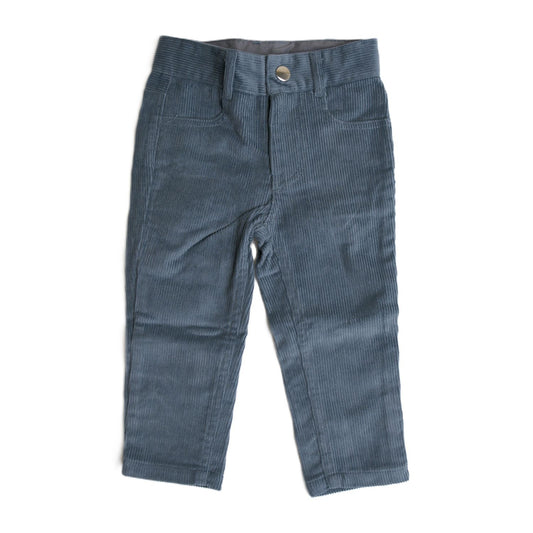 babysprouts, blue, slate blue, corduroy, pants, trousers, boy, toddler, little boy