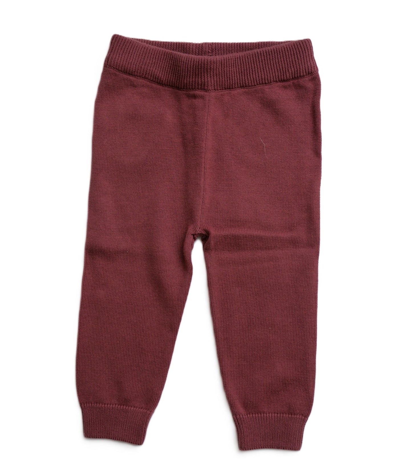 Viverano Organics Pocket Sweater Knit Baby Legging Pants (Organic Cotton) – Berry