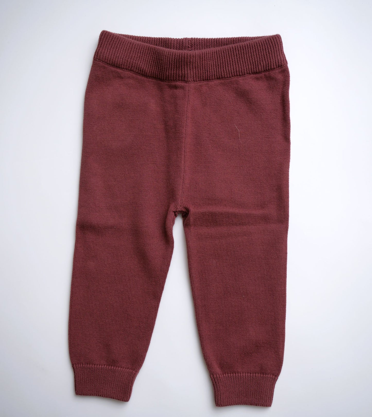 Viverano Organics Pocket Sweater Knit Baby Legging Pants (Organic Cotton) – Berry