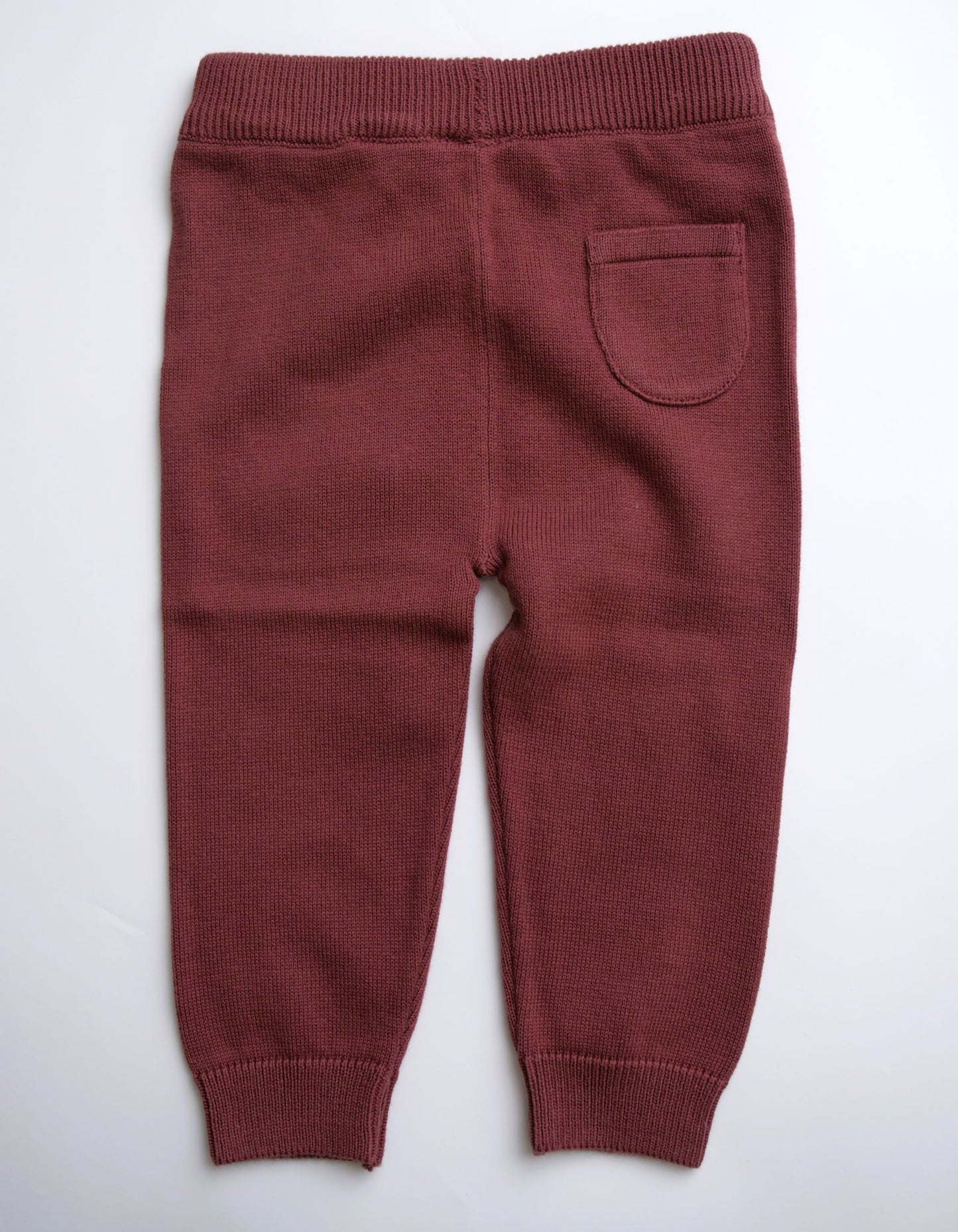 Viverano Organics Pocket Sweater Knit Baby Legging Pants (Organic Cotton) – Berry