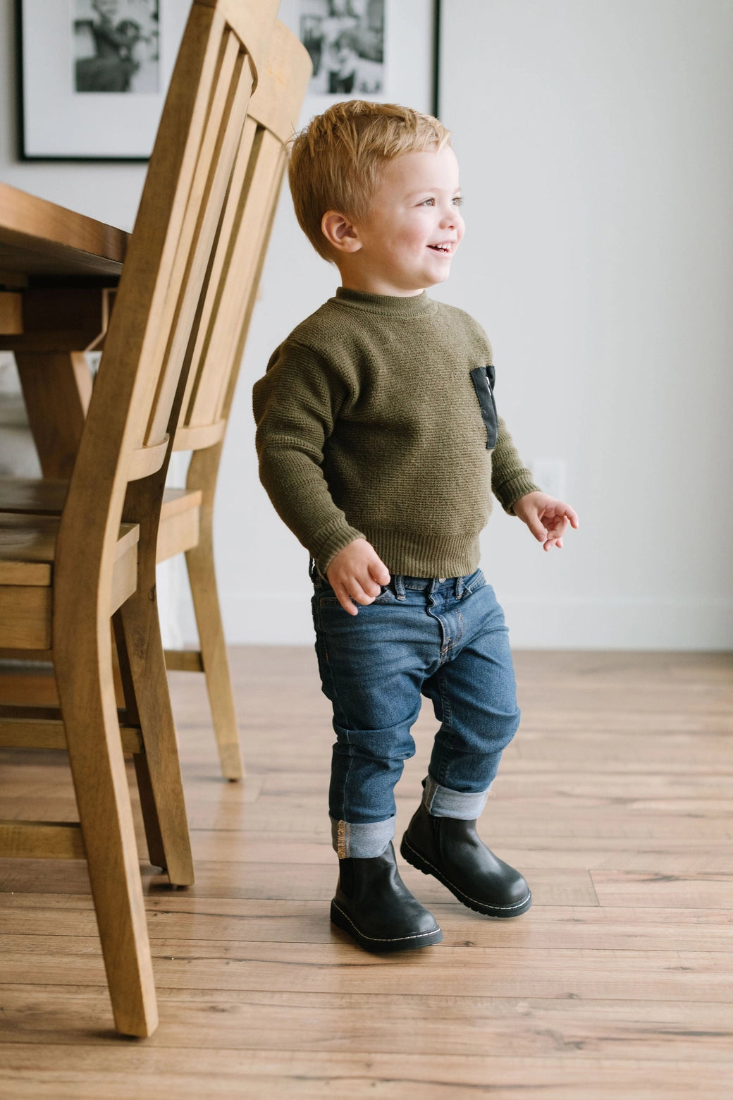 piper finn black luge boots leather boots zipper boots boy girl booties
