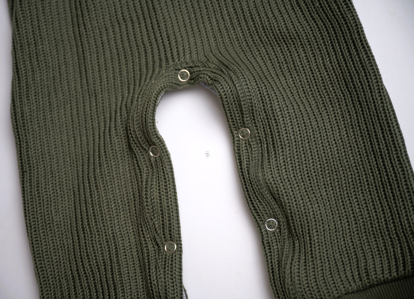 Me & Henry Blaine Hooded Knit Romper – Green
