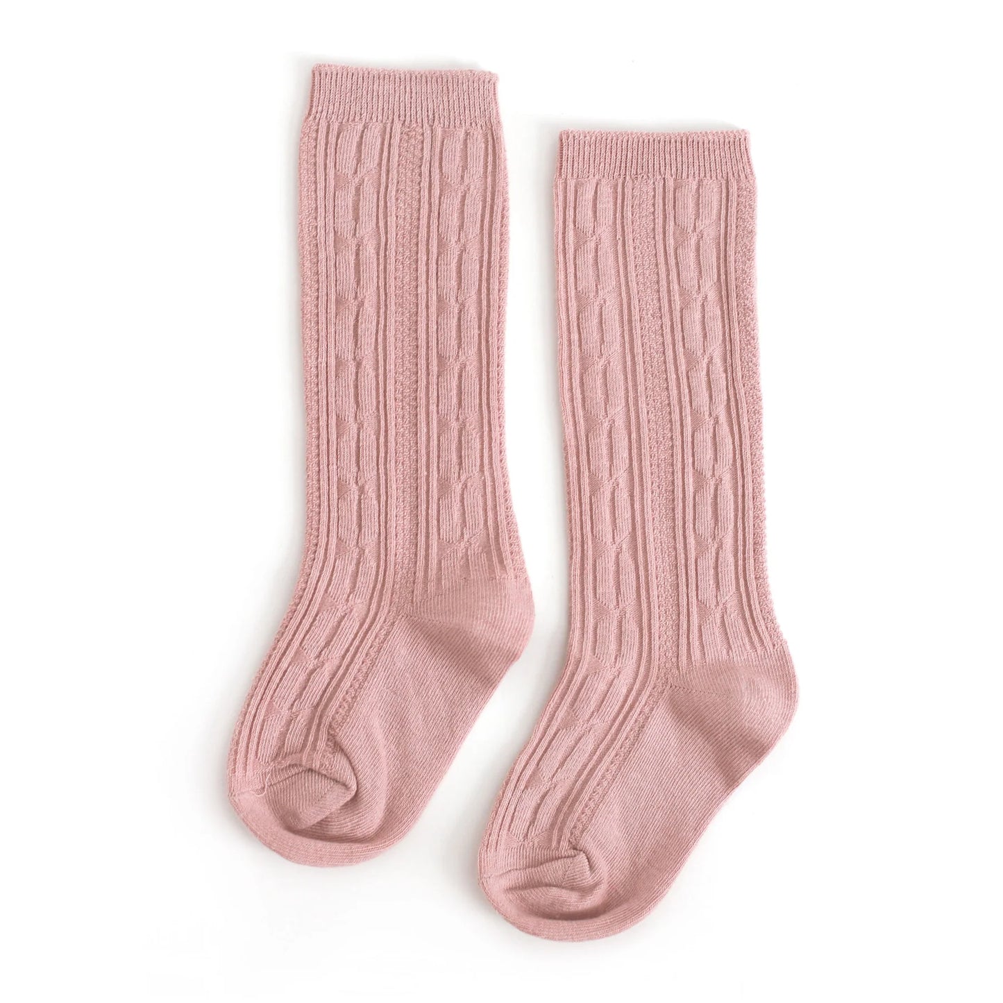 little stocking co, knee high socks, blush