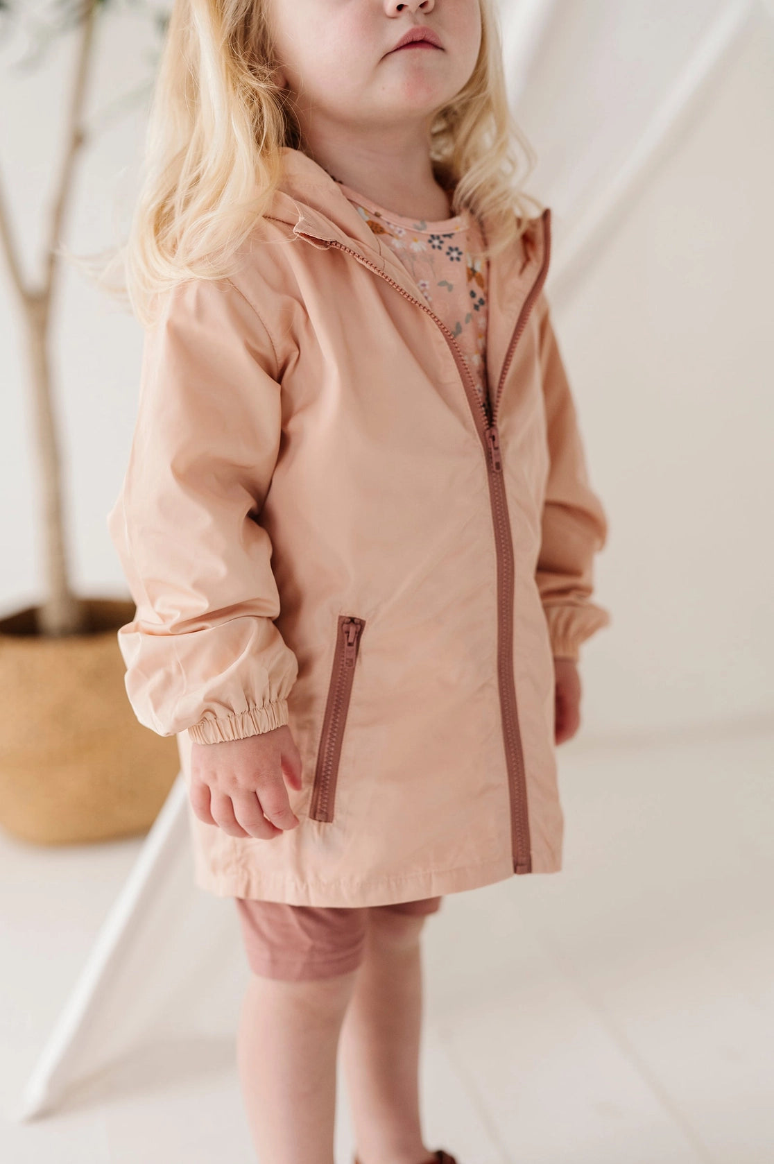 Babysprouts Kid's Rain Coat – Blush