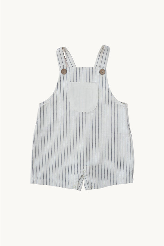 Eli & Nev Baby/Kid's Overalls - Emilien/Stripes cream and navy stripe overalls best seller
