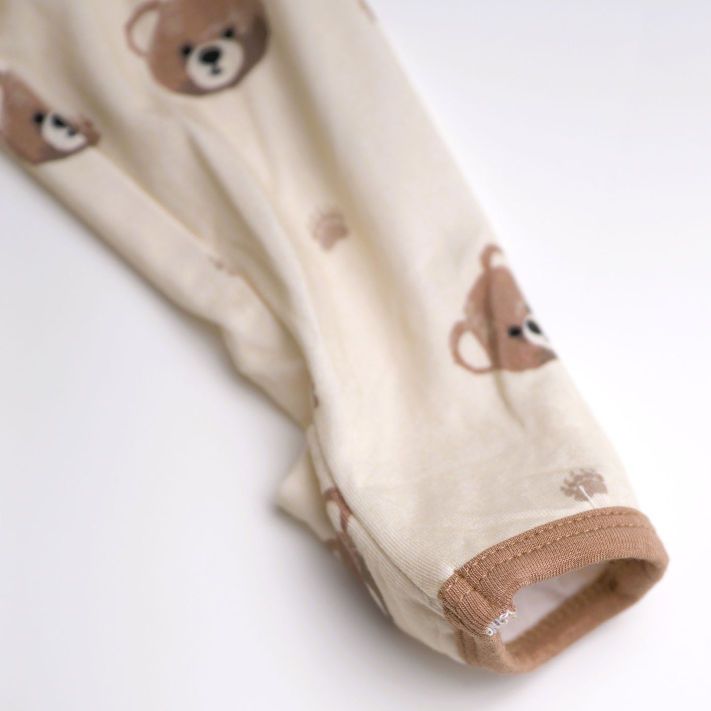 babysprouts, bear,footie, pjs, zippered, bamboo cotton, boy, toddler,baby