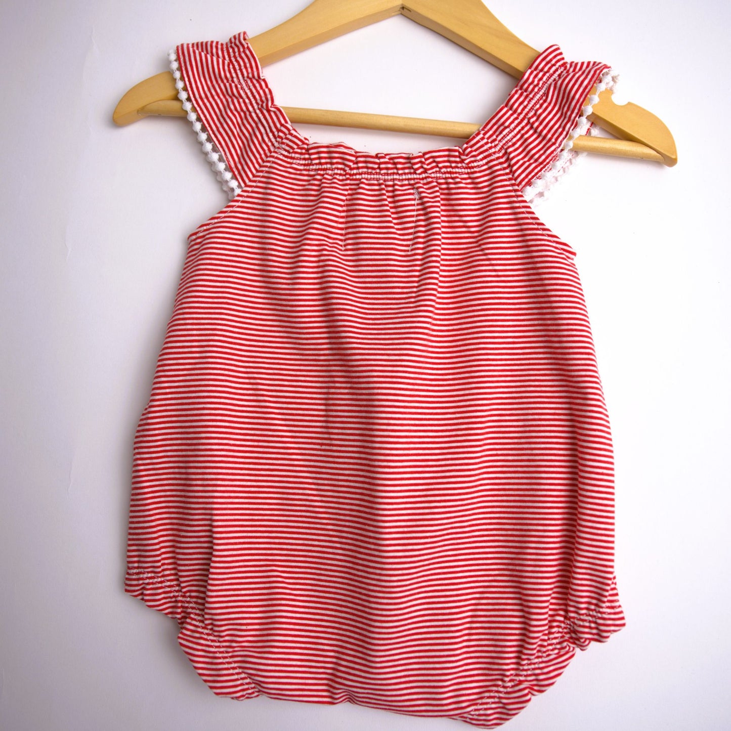 Vignette Aspen Bubble Romper - Red
