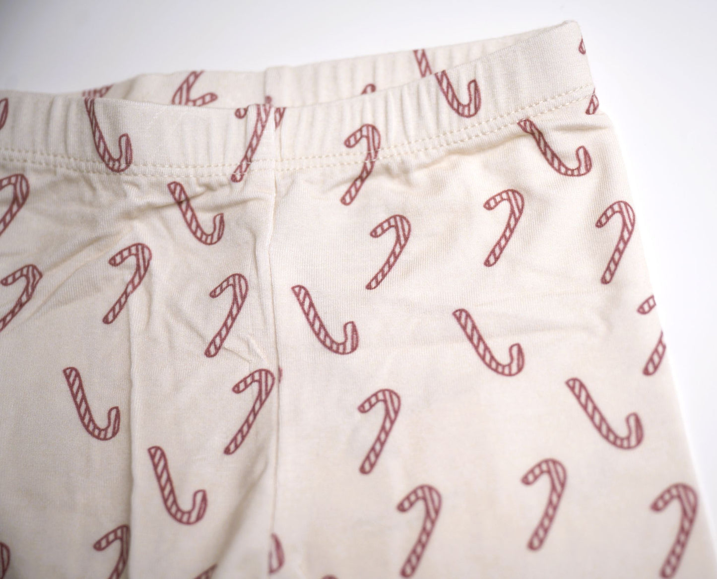 baby or toddler candy cane leggings pajamas Christmas girl boy