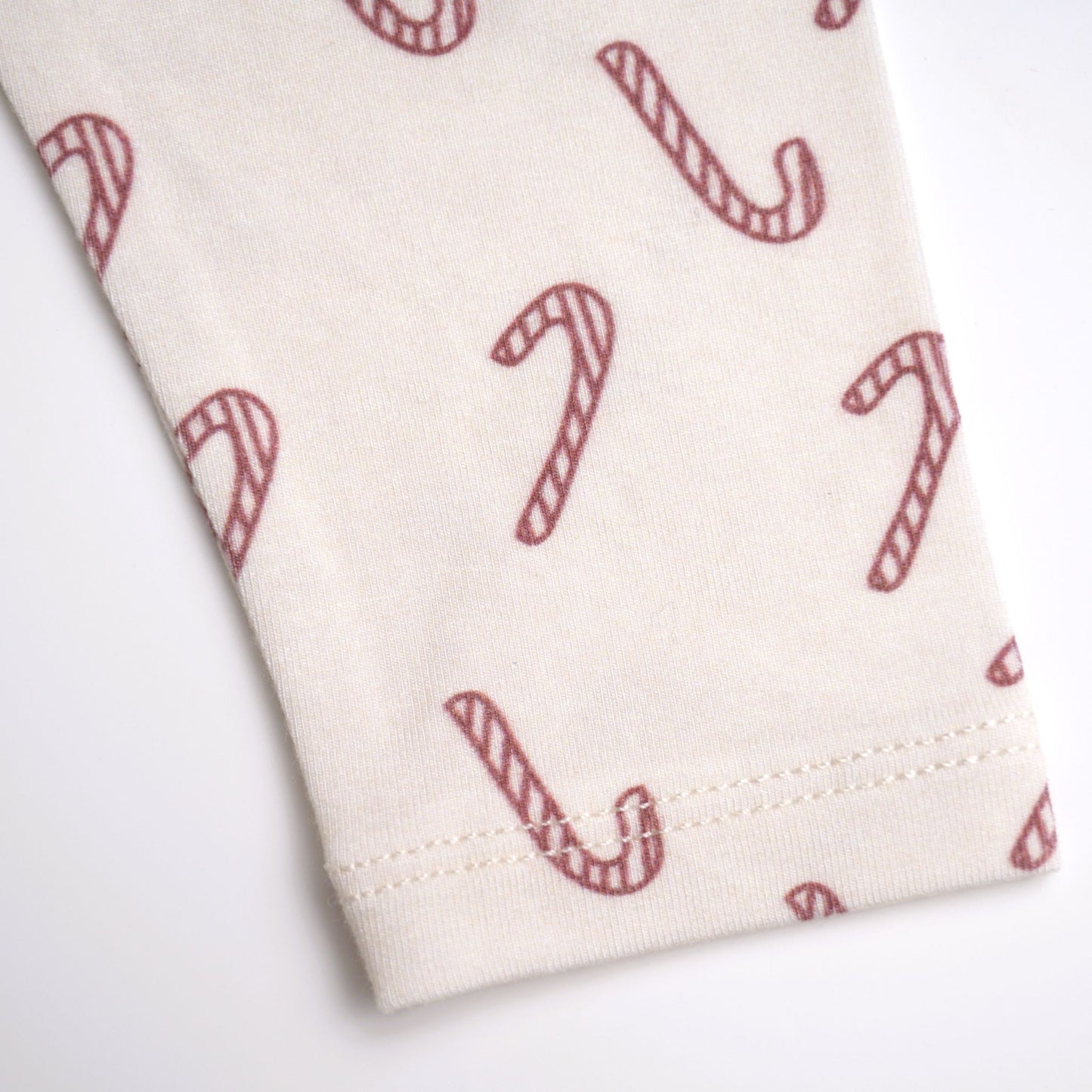 baby or toddler candy cane leggings pajamas Christmas girl boy