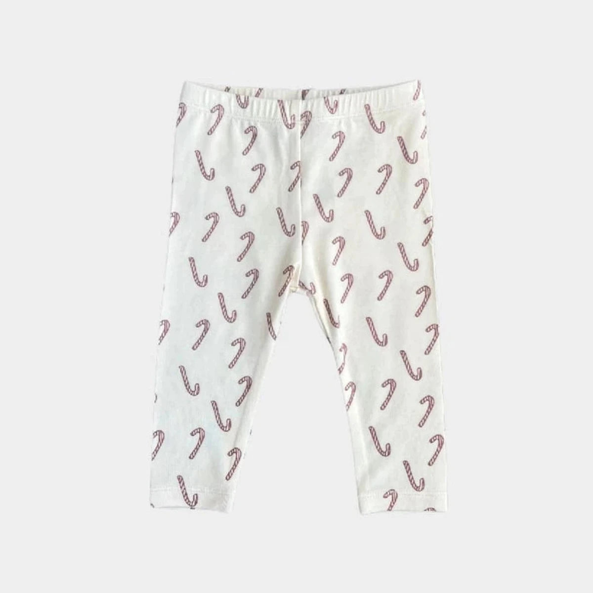 baby or toddler candy cane leggings pajamas Christmas girl boy