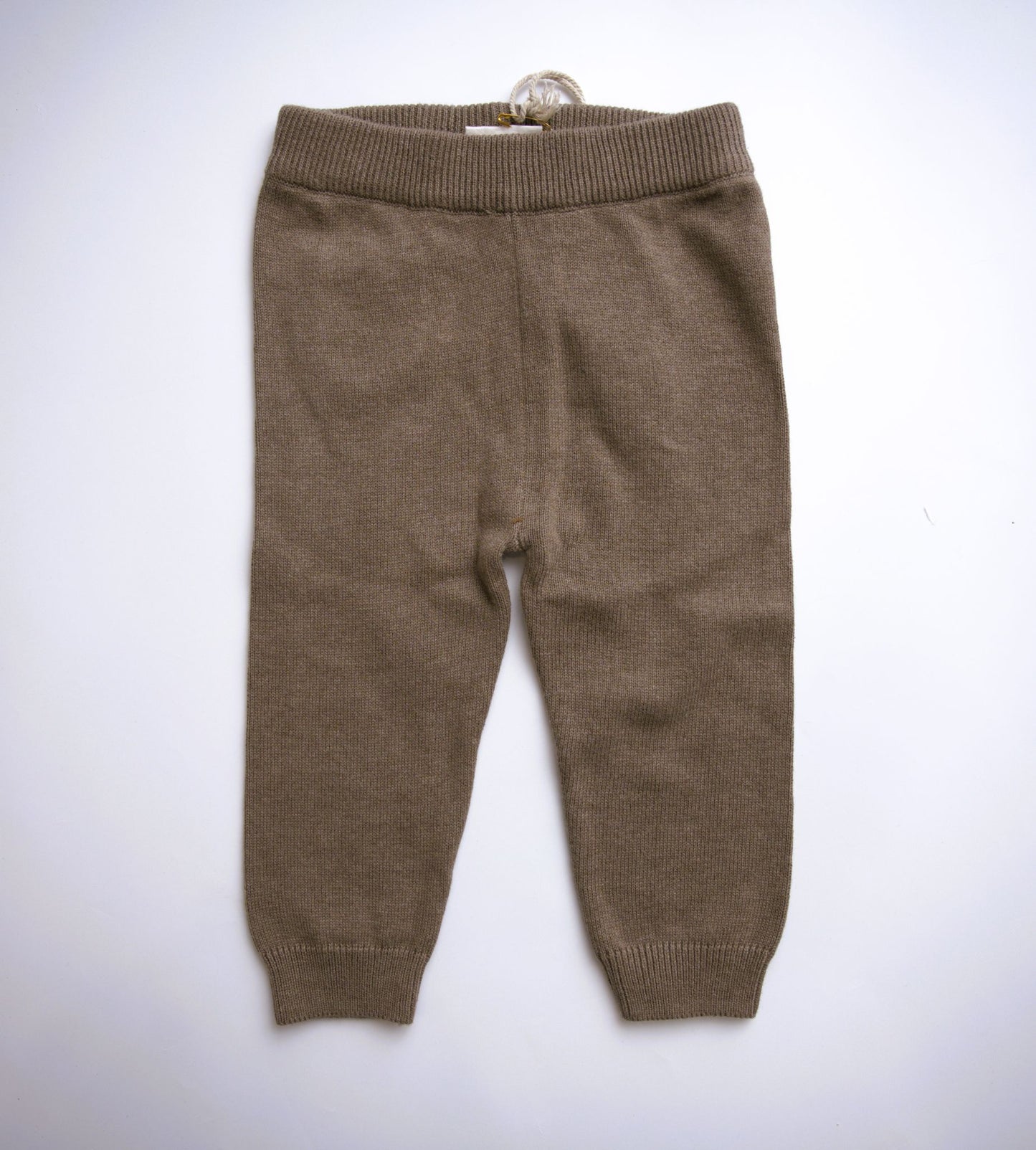 Viverano Organics Pocket Sweater Knit Baby Legging Pants (Organic Cotton) – Cocoa Heather