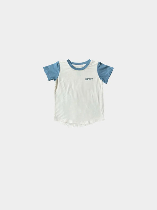 Babysprouts Clothing Company Pocket Colorblock Tee - Brave