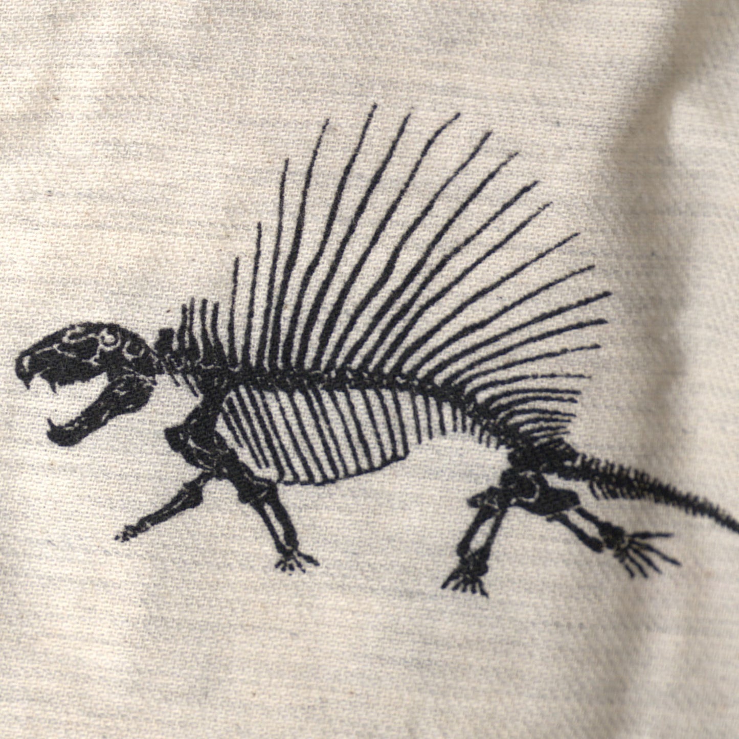 Me & Henry Dinosaur Fossil Printed Woven Shirt - Cream