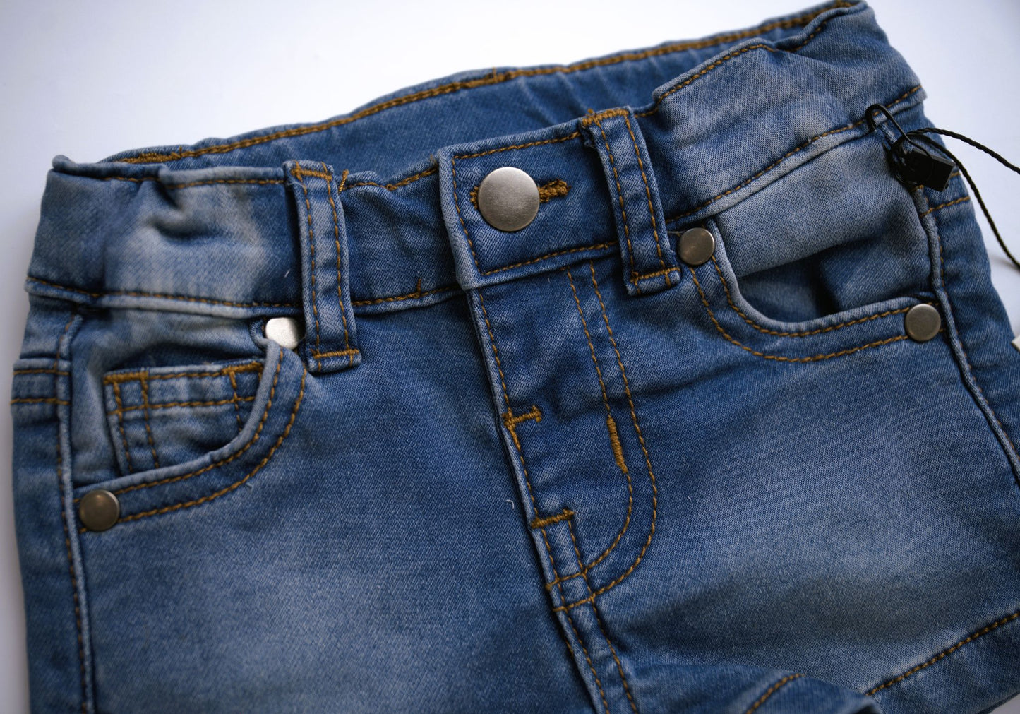 Babysprouts Clothing Company Girl's Denim Shorts - Mid Wash Blue