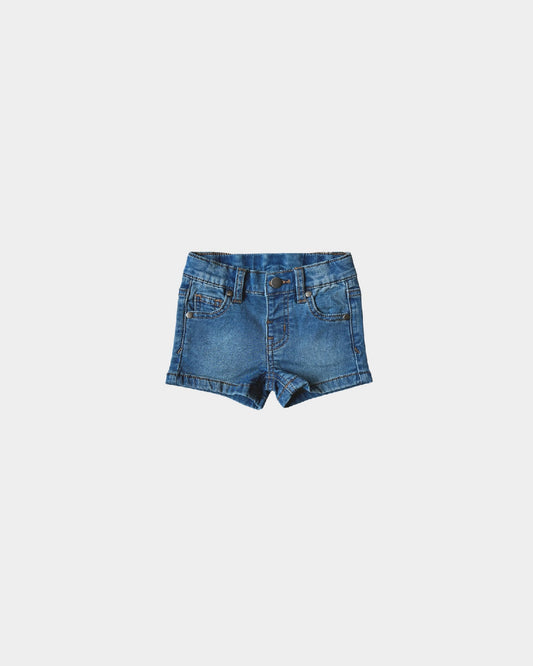 Babysprouts Clothing Company Girl's Denim Shorts - Mid Wash Blue