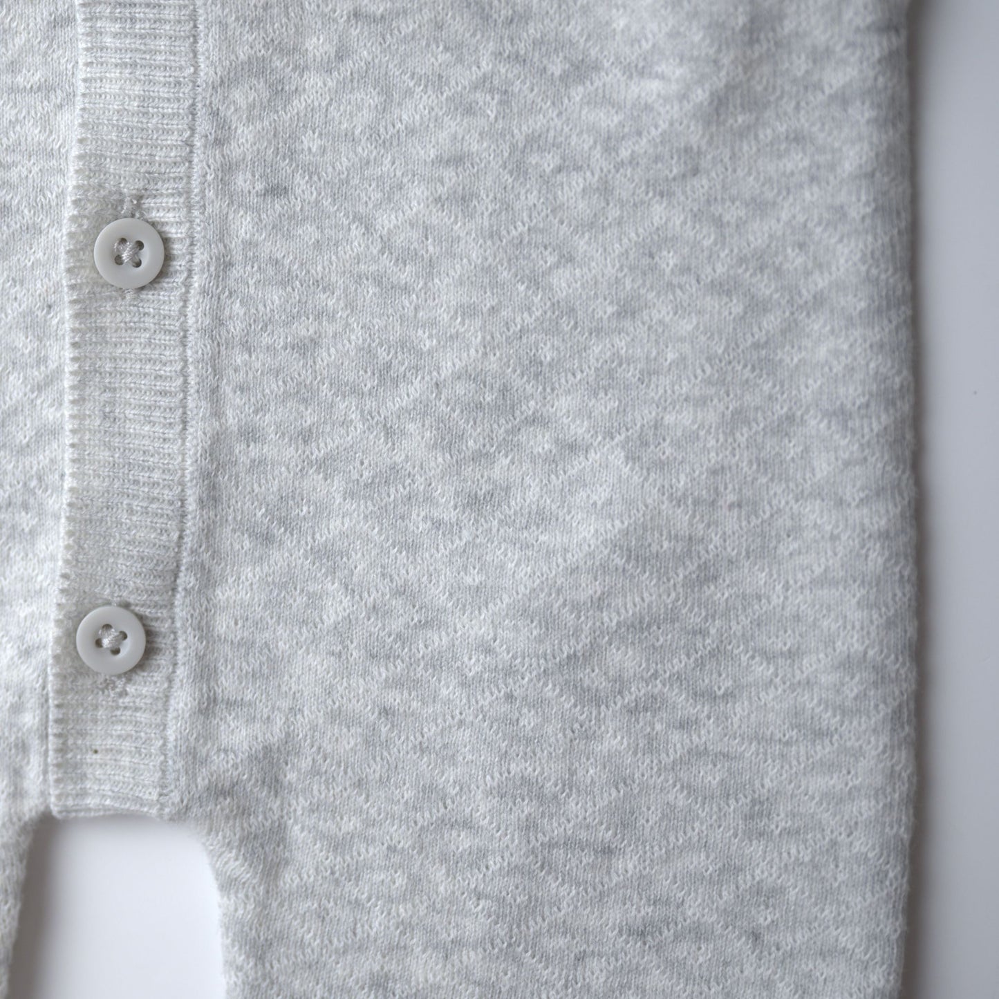 Hope and henry, jacquard, sweater, romper, full length buttons, gray, long sleeve, baby boy