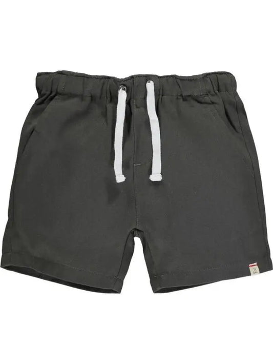 me and Henry dark grey  twill shorts boys khakis dress shorts slacks