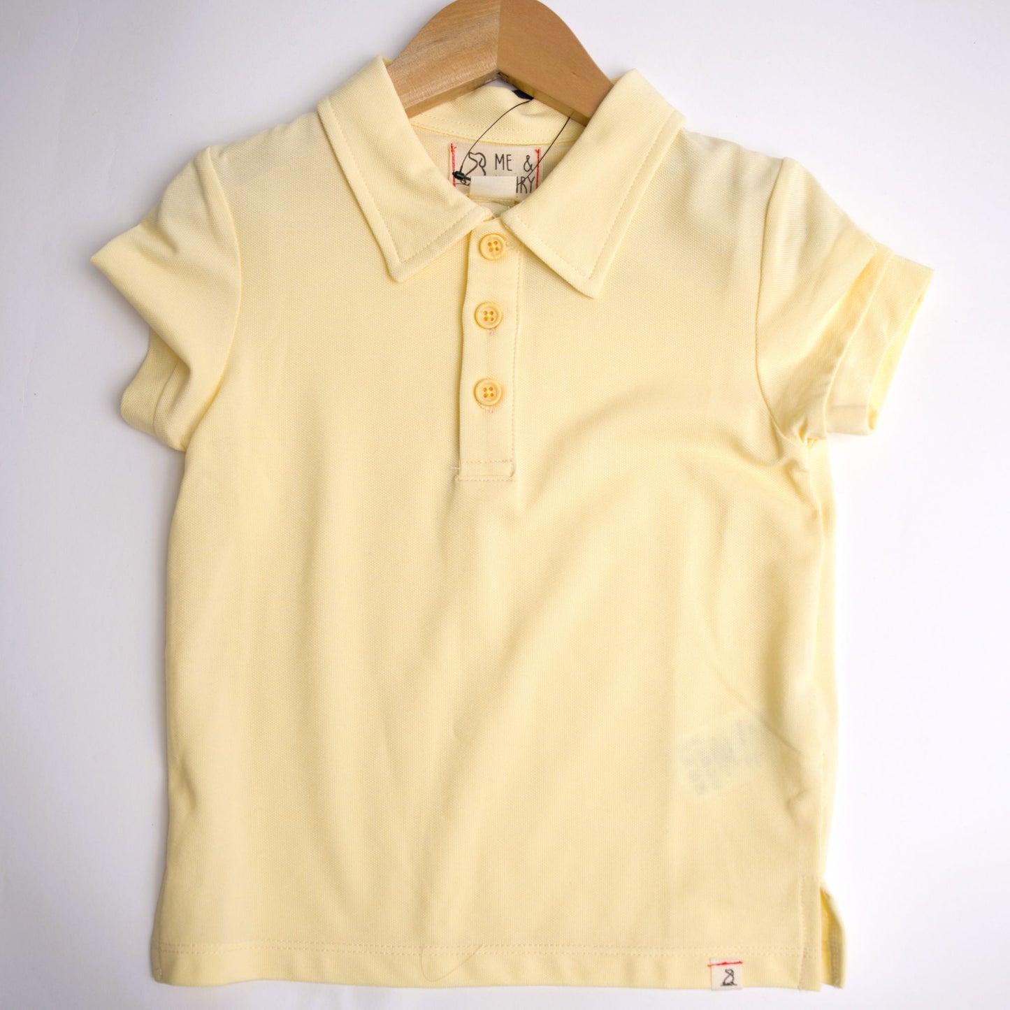 Me & Henry Shipping Pique Polo – Lemon