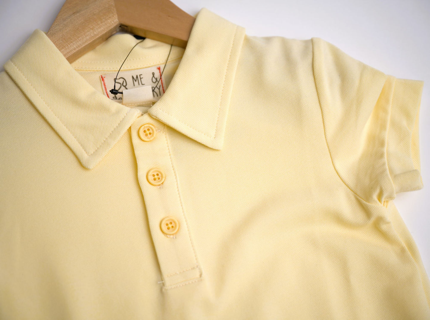 Me & Henry Shipping Pique Polo – Lemon