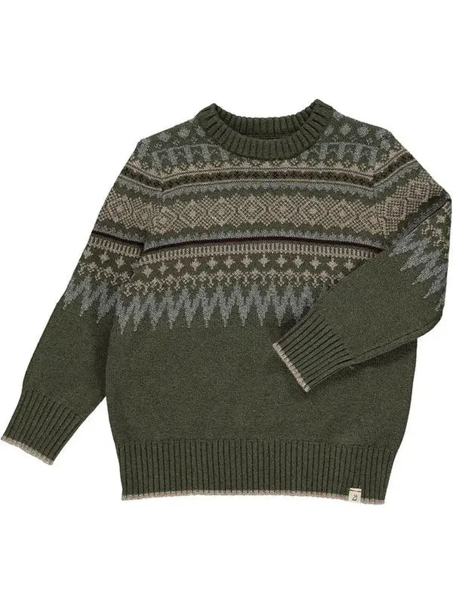 Me & Henry Oslo Sweater in brown organic cotton