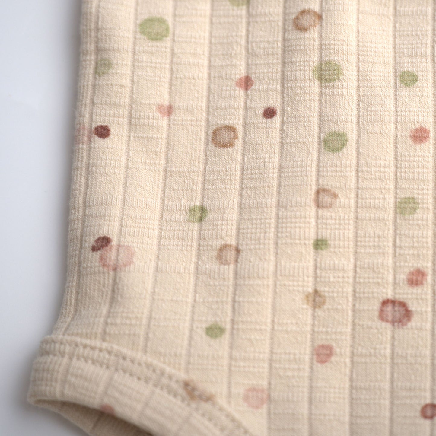 ettie + h Mia Onesie - Cream Polka Dots