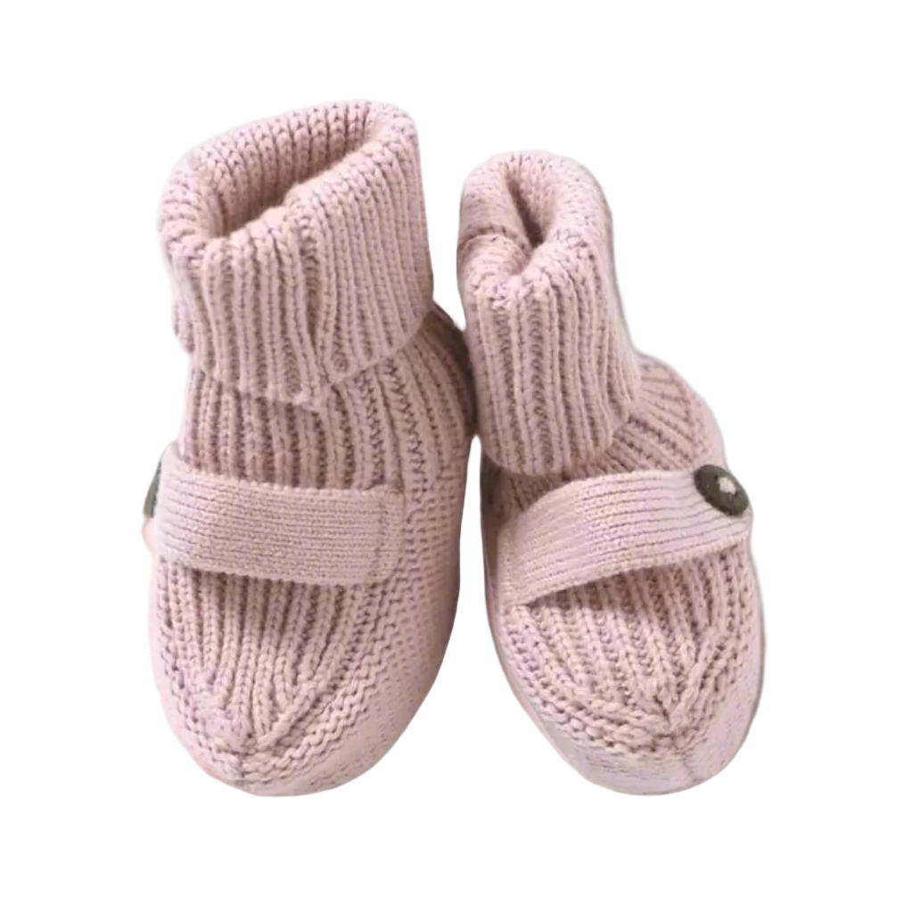 Viverano Organics Milan Earthy Baby Booties Sweater knit