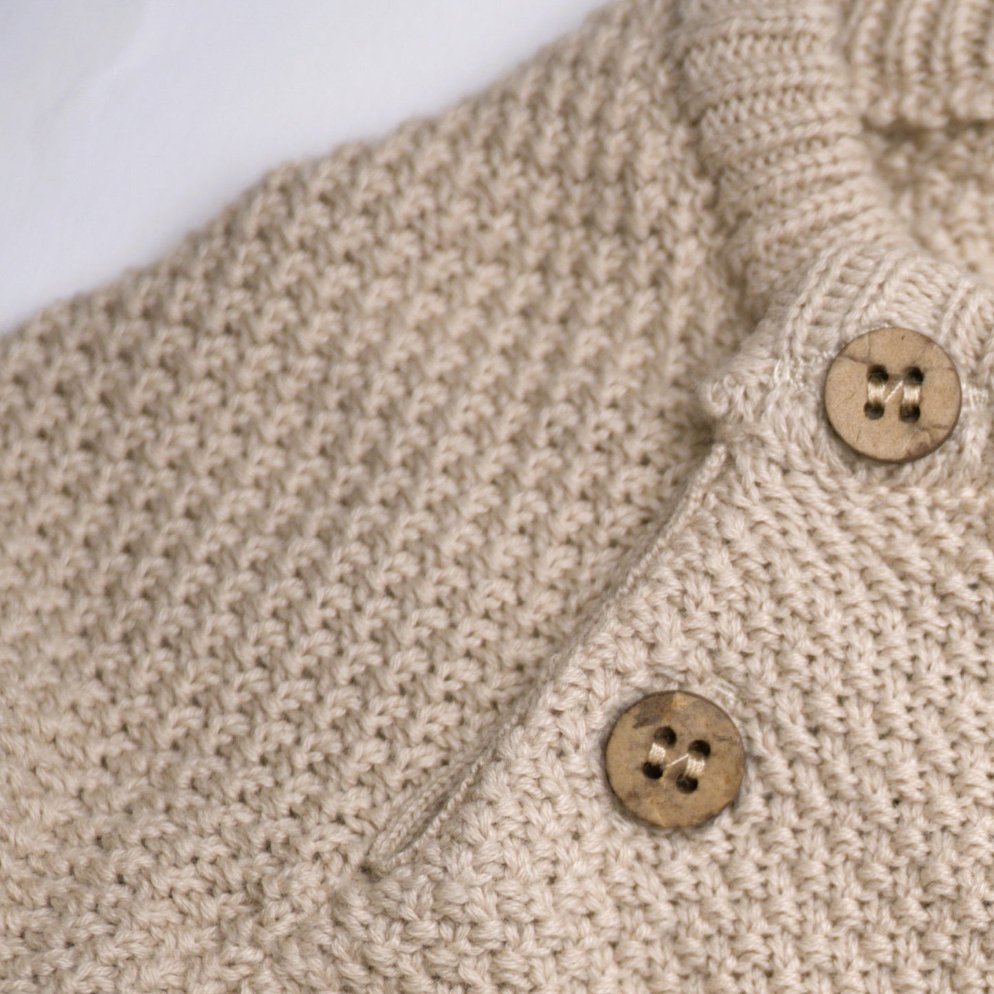 Me & Henry Morrison Baby Sweater – Cream