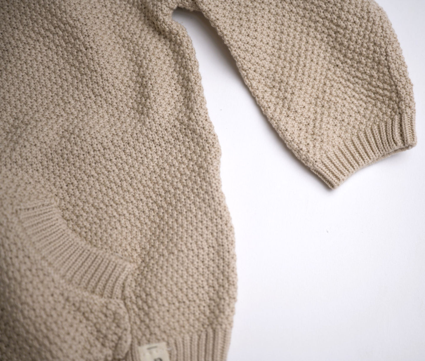Me & Henry Morrison Baby Sweater – Cream