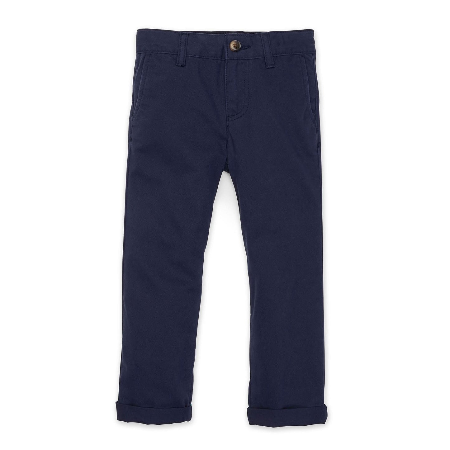 hope and henry, navy, chino, trousers, slacks, pants, boy, cuff bottoms, adjustable waist