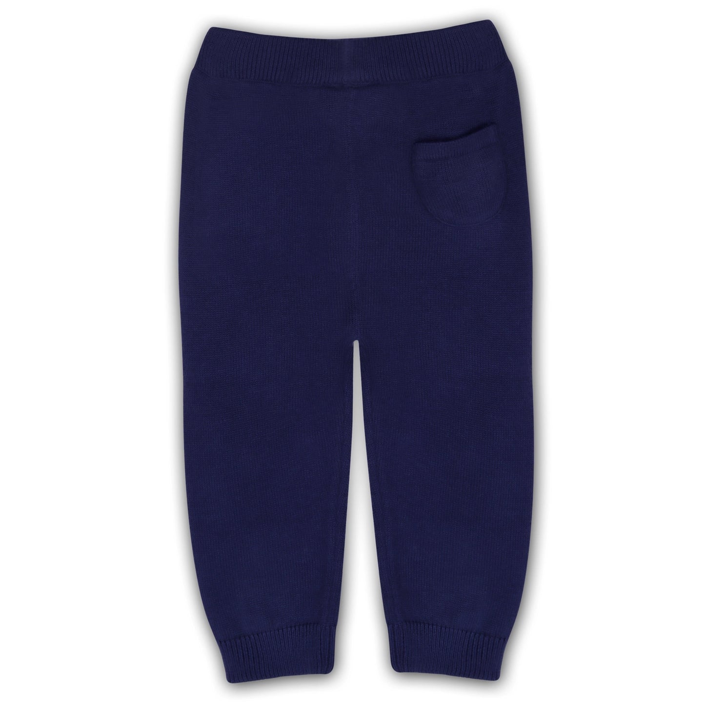Viverano Organics Pocket Sweater Knit Baby Legging Pants (Organic Cotton) – Navy Blue