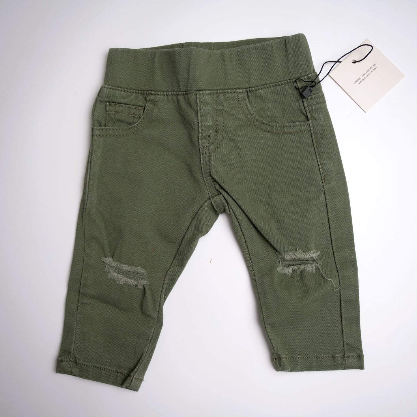 babysprouts, little boy, baby, toddler, olive, jeans, sage, green, rugged, worn, fall