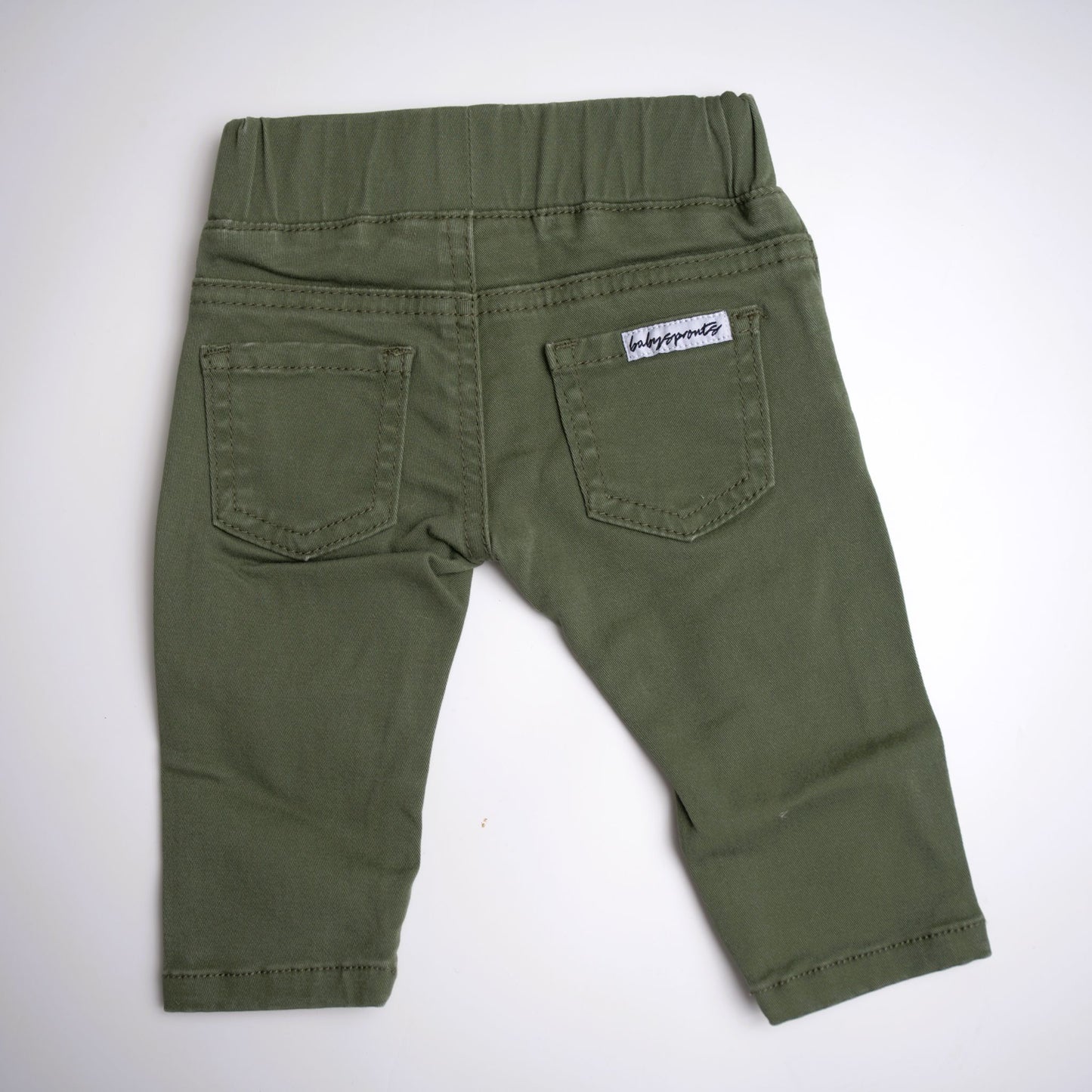 babysprouts, little boy, baby, toddler, olive, jeans, sage, green, rugged, worn, fall