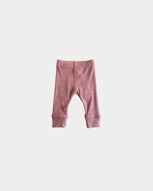 BABYsprouts, bamboo cotton, red,  ribbed leggings, little girls, toddler, baby, fall, winter, pant, brick red, pale brick