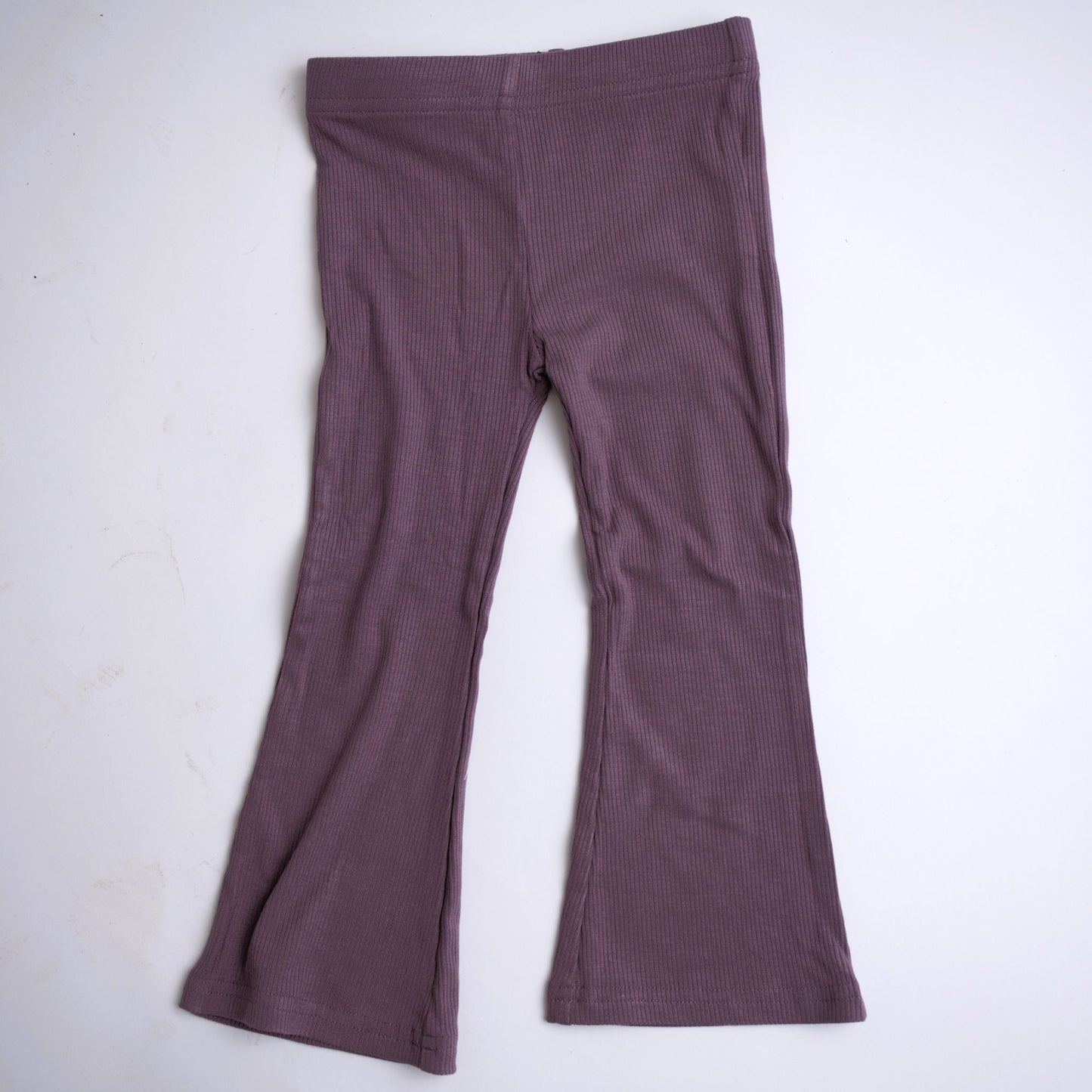 babysprouts plum flare pants bamboo cotton purple