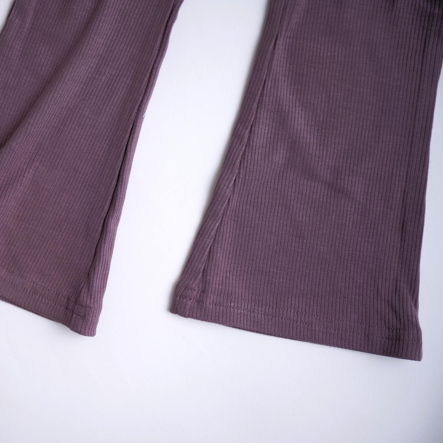 babysprouts plum flare pants bamboo cotton purple