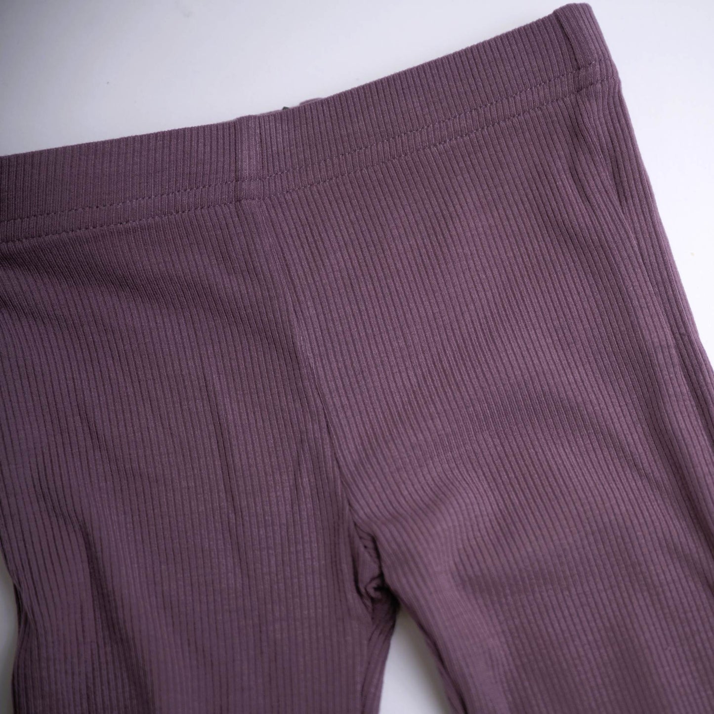 babysprouts plum flare pants bamboo cotton purple